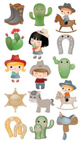 EK Success Pegatinas decorativas Sticko, Cuties de vaquero