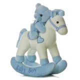 Caballo de peluche con balancín, de 12 pulgadas