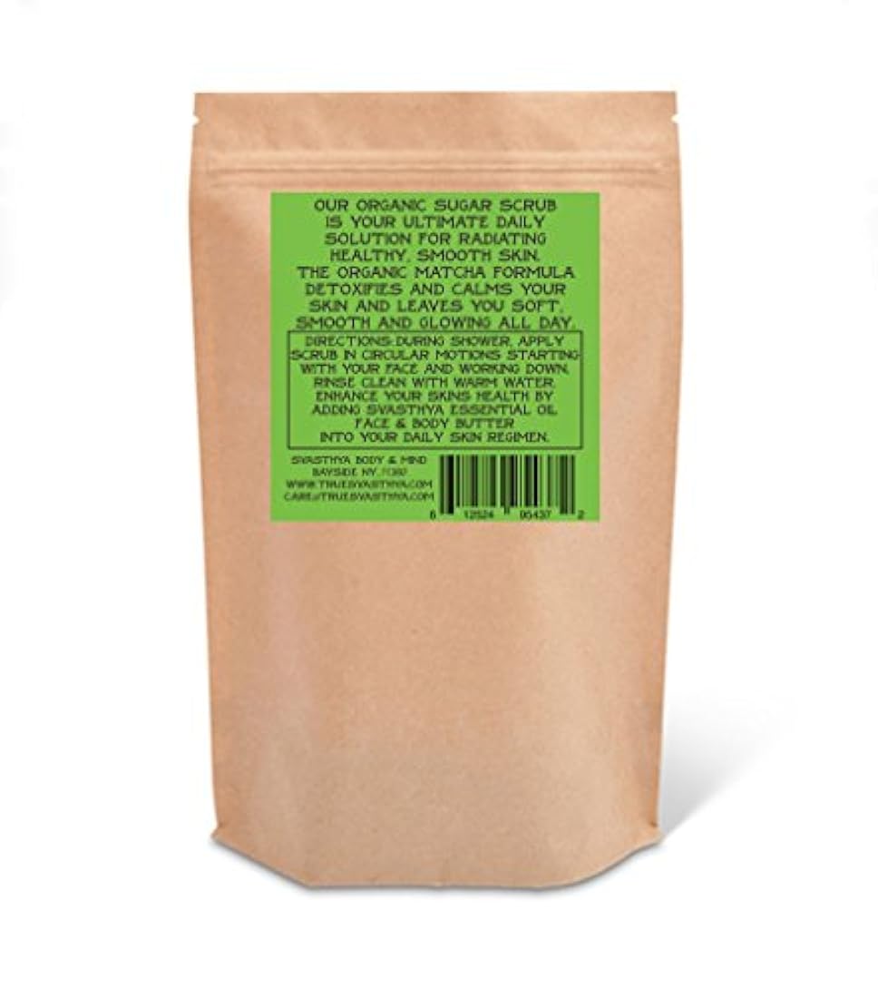 Exfoliante de azúcar orgánico para cara y cuerpo 100%