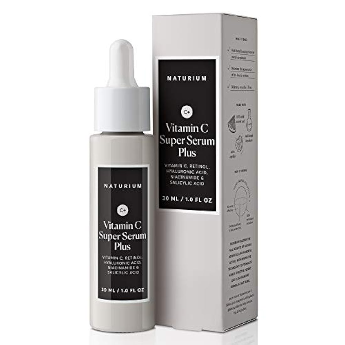 Suero facial Naturium con vitamina C