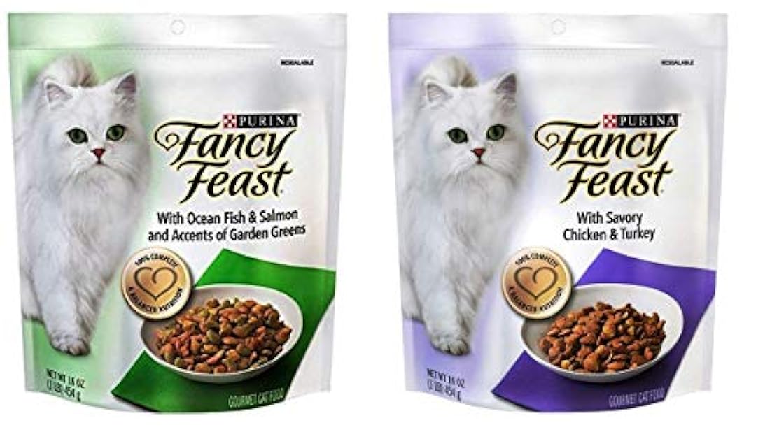 fiesta Gourmet Cat alimentos 2 Sabor Variedad