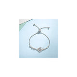 Pulseras de piedra natal de eslabones AGVANA Rosy Reverie