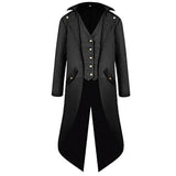 Disfraces - Chaqueta para hombre Steampunk Vintage