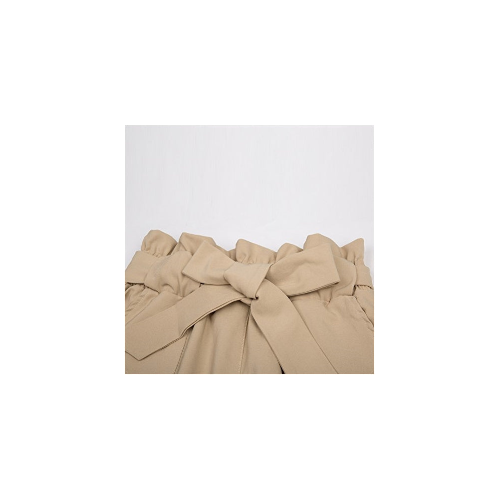 Pantalones de mujer con bolsillos, cintura alta Talla M
