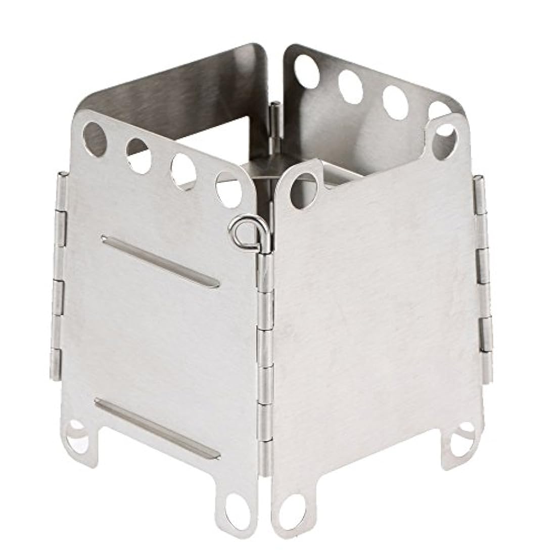 Lixada. Estufa de leña portable de acero inoxidable,plegable