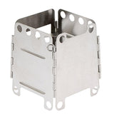 Lixada. Estufa de leña portable de acero inoxidable,plegable