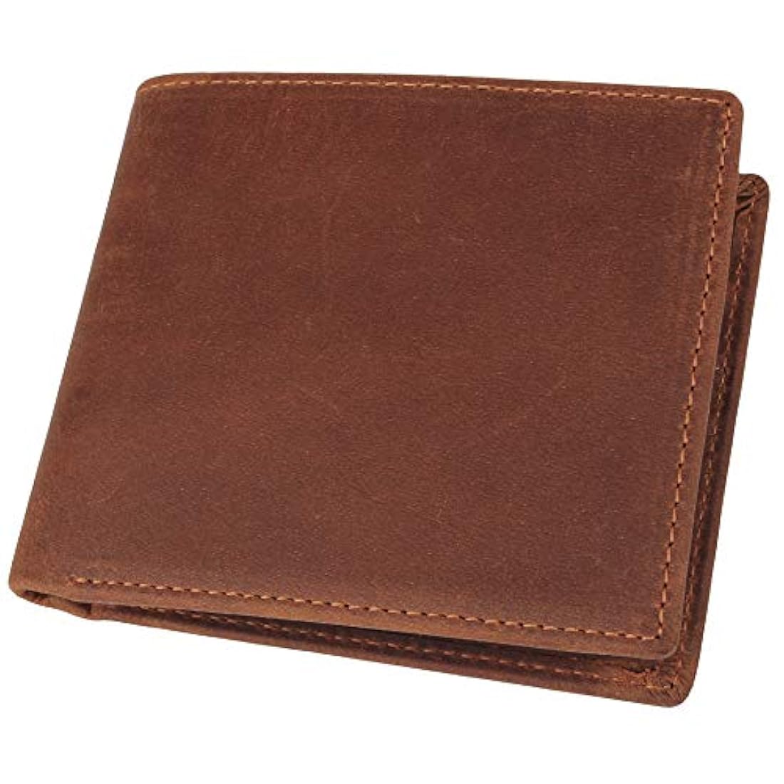 Cartera de piel personalizada para hombre, con grabado