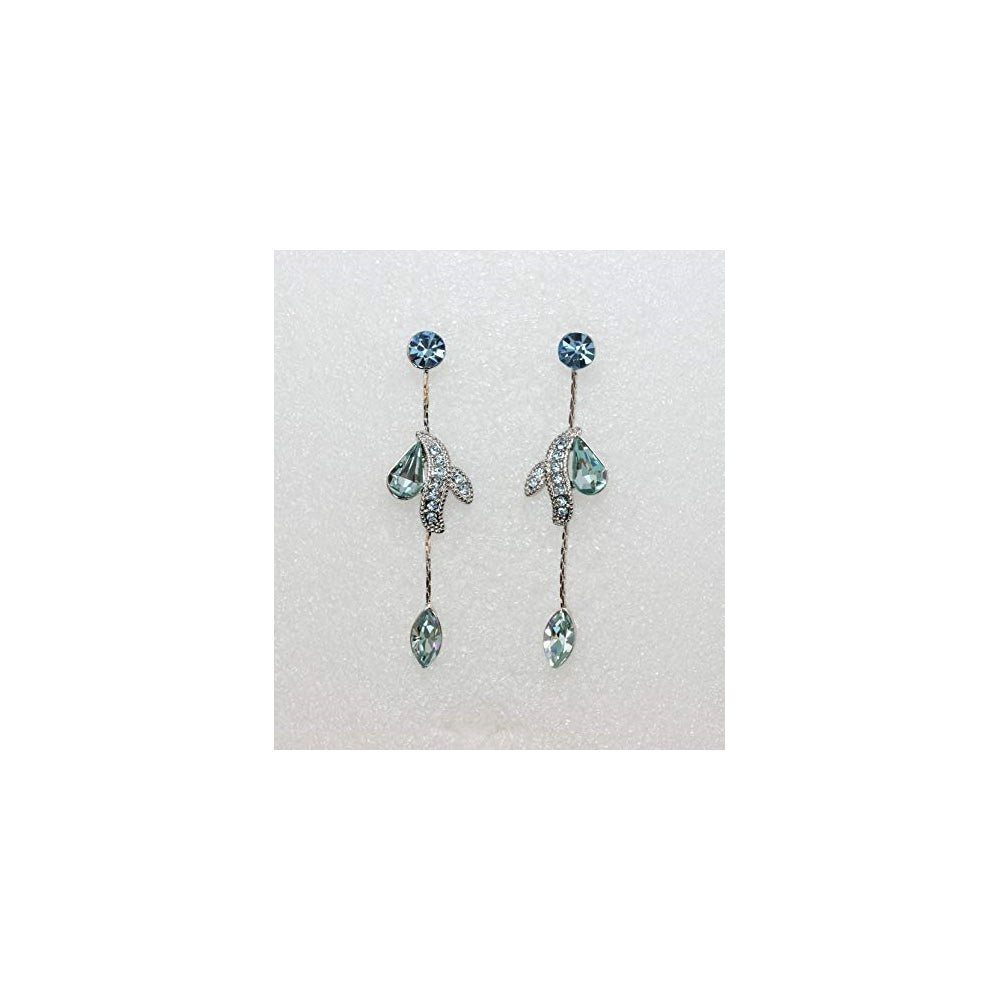 Aretes y Juego de collar y pendientes con diseño de flores