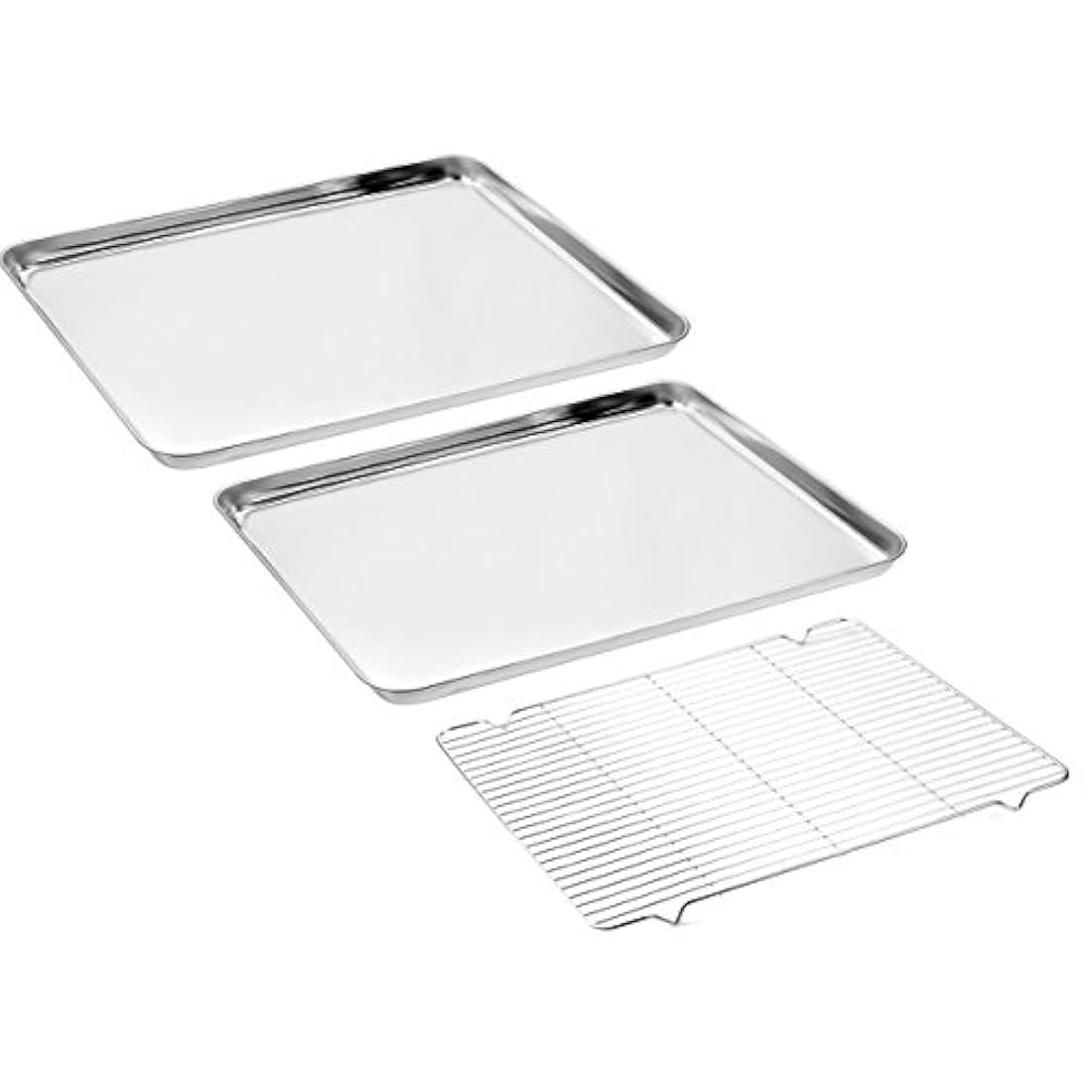 HKJ - Juego de bandejas grandes para hornear para horno
