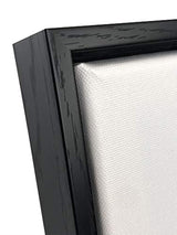 Pyradecor Negro Enmarcado Azul Flor parpadeante Pinturas