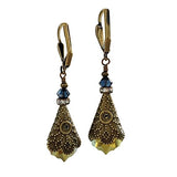 HisJewelsCreations Aretes colgantes inspirados vendimia