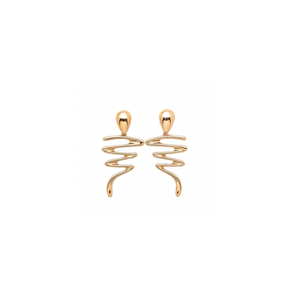 Aretes geométricos de gran tamaño para mujeres