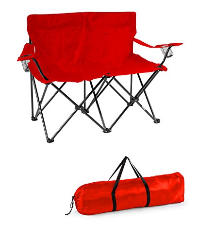 Silla de acampada de dos asientos