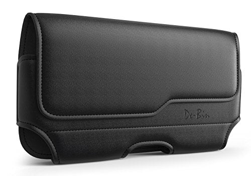 Funda para cinturón Galaxy S8 Plus Note 8, cuero