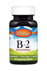 Carlson Labs Vitamina B-2, 100 mg, 2211, 100, 1, 1