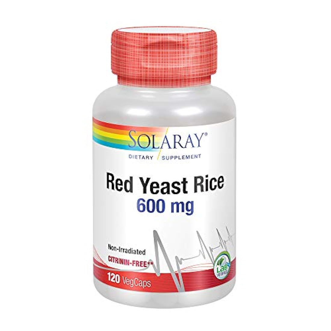 Arroz de levadura roja 600 mg Solaray