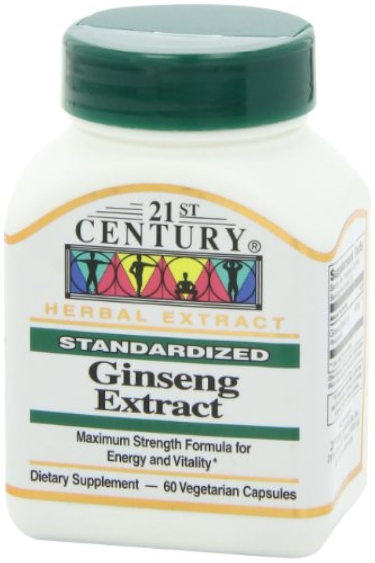 21st Century Ginseng Extract Veg Cápsulas 60 unidades