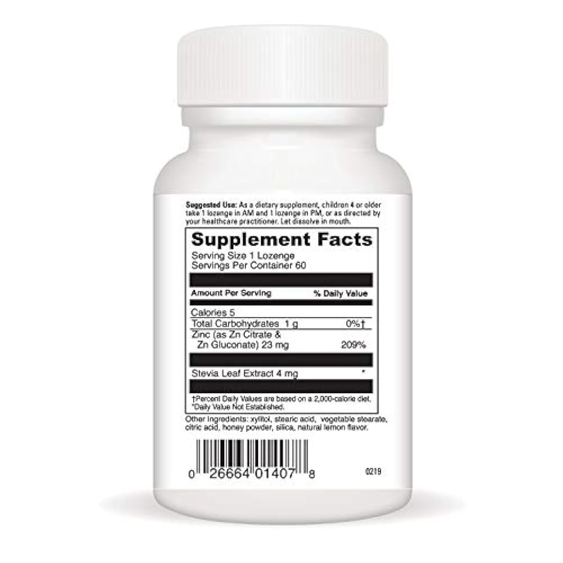 Little DaVinci - inmuni-Z, Zinc Throat Lozenge, Suplemento de inmunidad para niños, sabor limón, sin azúcar añadido, 60 ct.