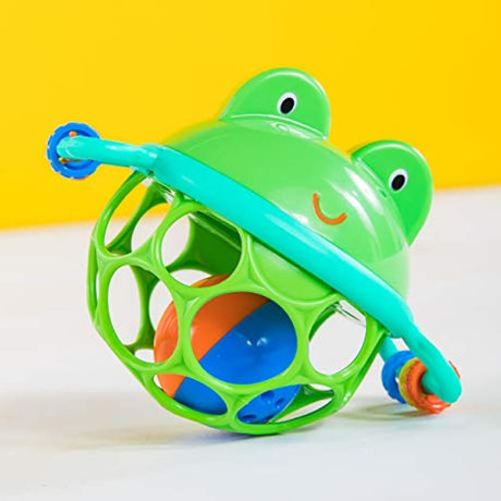 alta de alegría con este traqueteo de ranas La bola