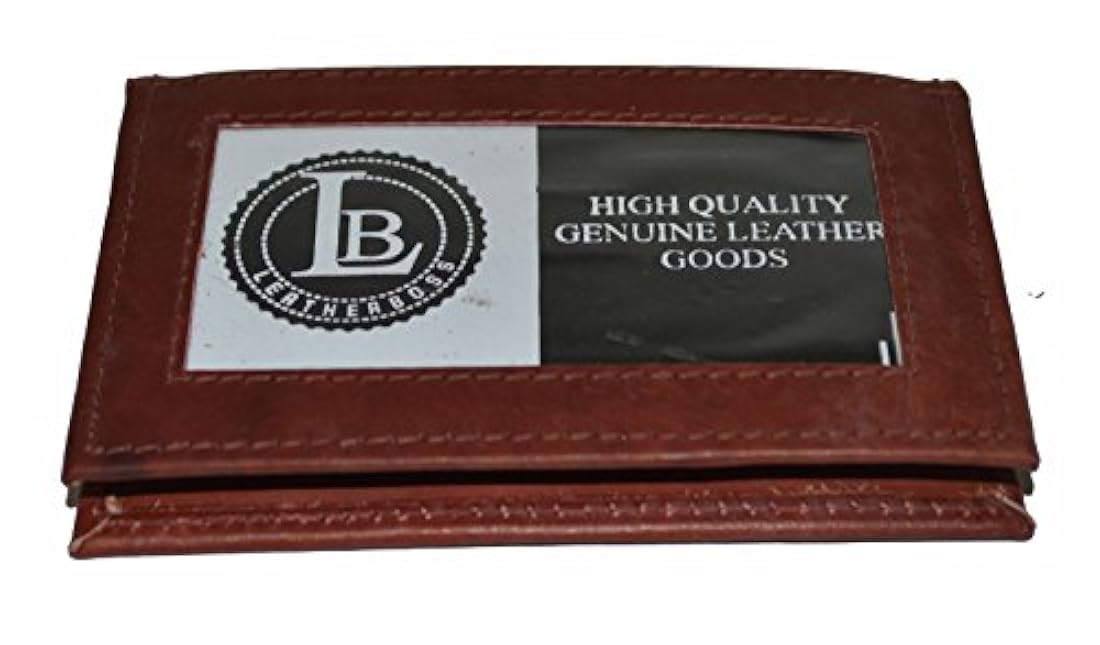 LeatherBoss-Cartera pequeña para tarjetas de crédito