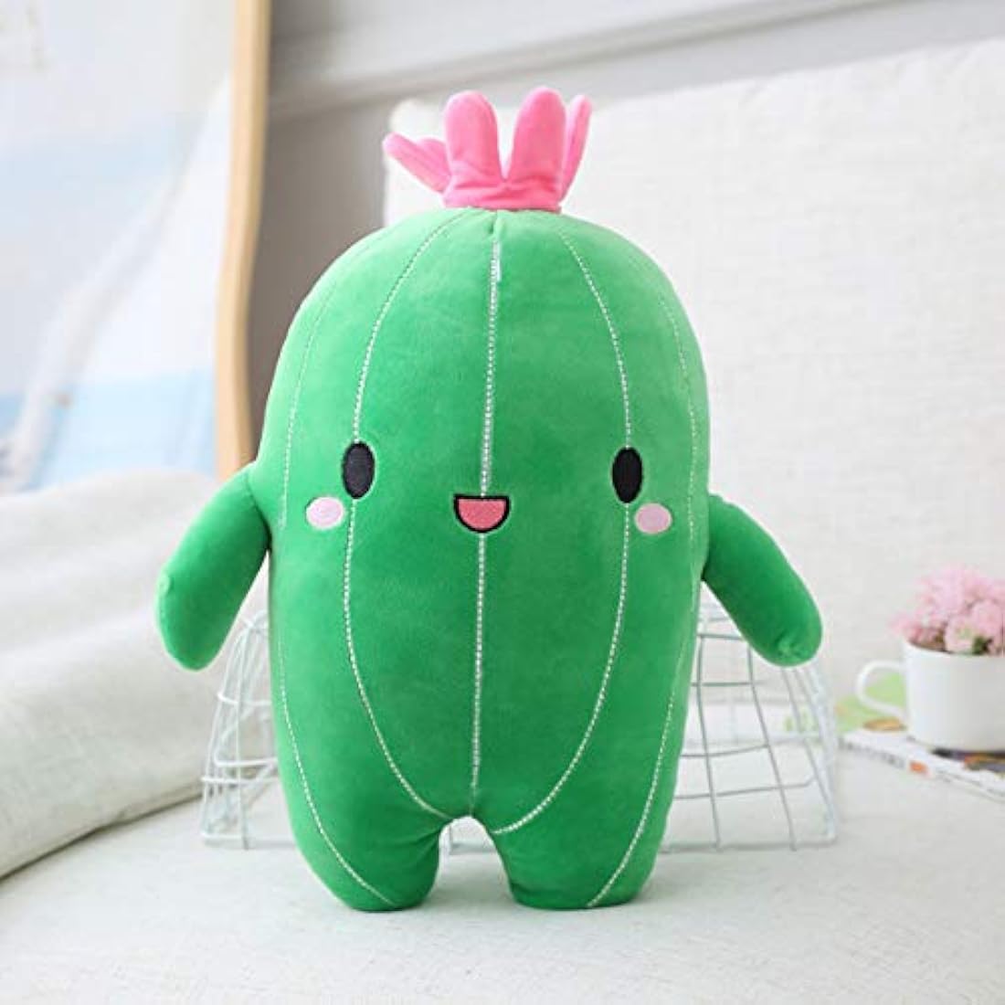 Peluche de cactus con forma de cactus de peluche 9.8 in