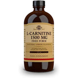 Suplementos L-carnitina 1500 mg líquido 16 oz. vegano