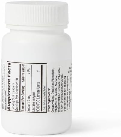 Suplementos de enzima lactasa de ayuda láctea genérico 120 u