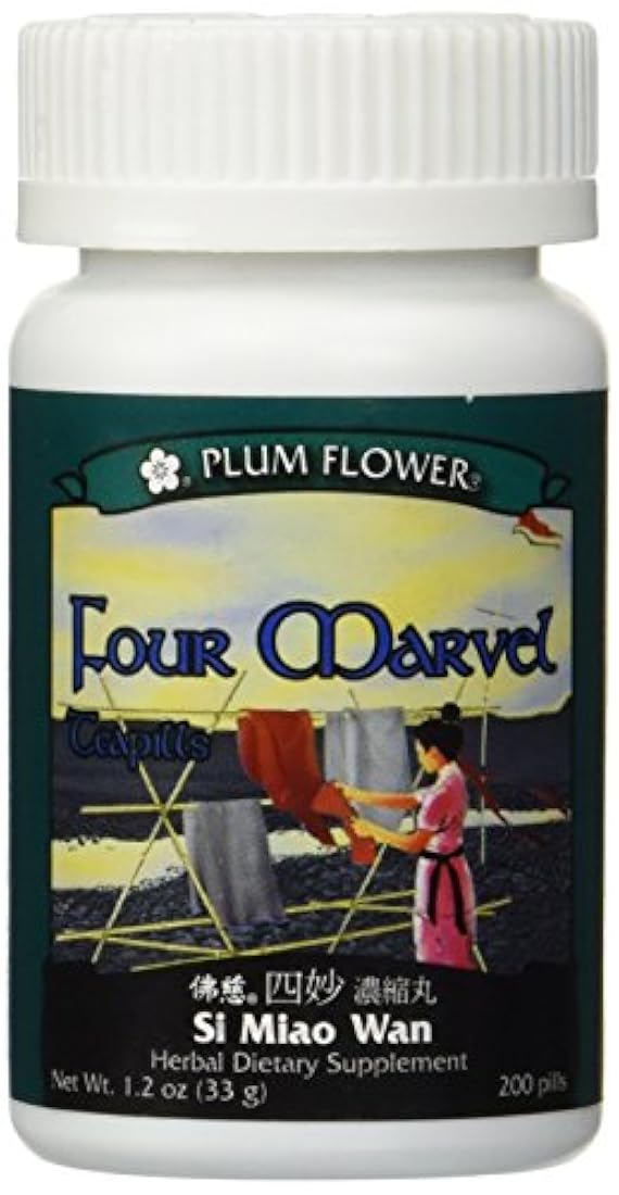 Cuatro Marvel teapills (Si Miao Wan) 200 CT morado flor