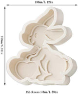 Molde de Silicona Conejo para Aromatizantes y Decoraciones