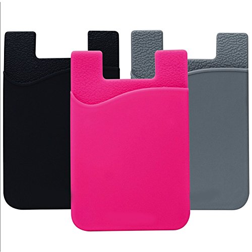 Agentwhiteusa Cartera para teléfono celular compatible con iPhone, Android y la mayoría de smartphones (rosa, gris, negro)