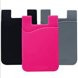 Agentwhiteusa Cartera para teléfono celular compatible con iPhone, Android y la mayoría de smartphones (rosa, gris, negro)