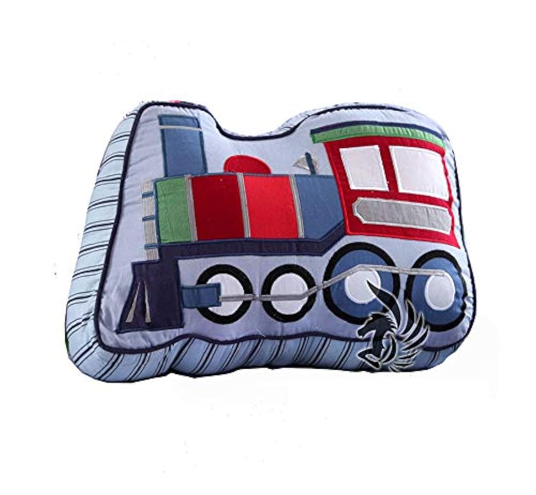 Brandream Juego de cama para niños tren y vehículo diseño