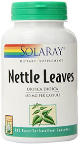 Solaray Nettle Leaf 450mg Vegano, Sin OGM |