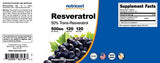 Nutricost Resveratrol 0.017  120 Cápsulas