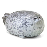 Cojín de peluche con sello de blob