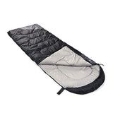 Bolsa de dormir para camping impermeable/Negro y gris.TUPHEN