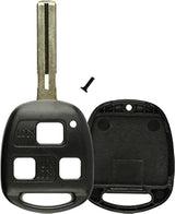 Carcasa para llavero de acceso remoto sin llave  Negro