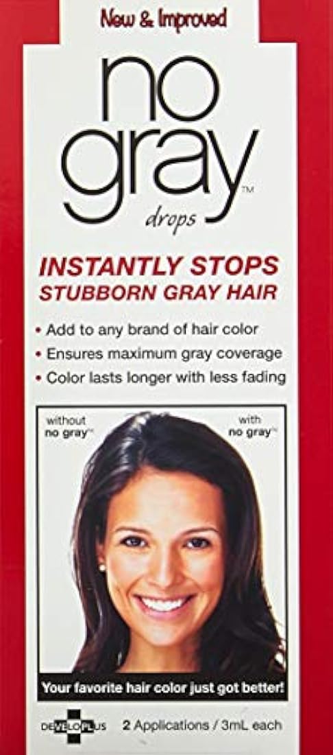 No Grey haircolor 2 unidad Paquete de 1 Sin color