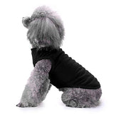 Chol&amp;Vivi - Camisetas para perro (2 unidades, talla pequeña, tamaño mediano, grande, extra grande, para perro, gato, algodón, suave y transpirable