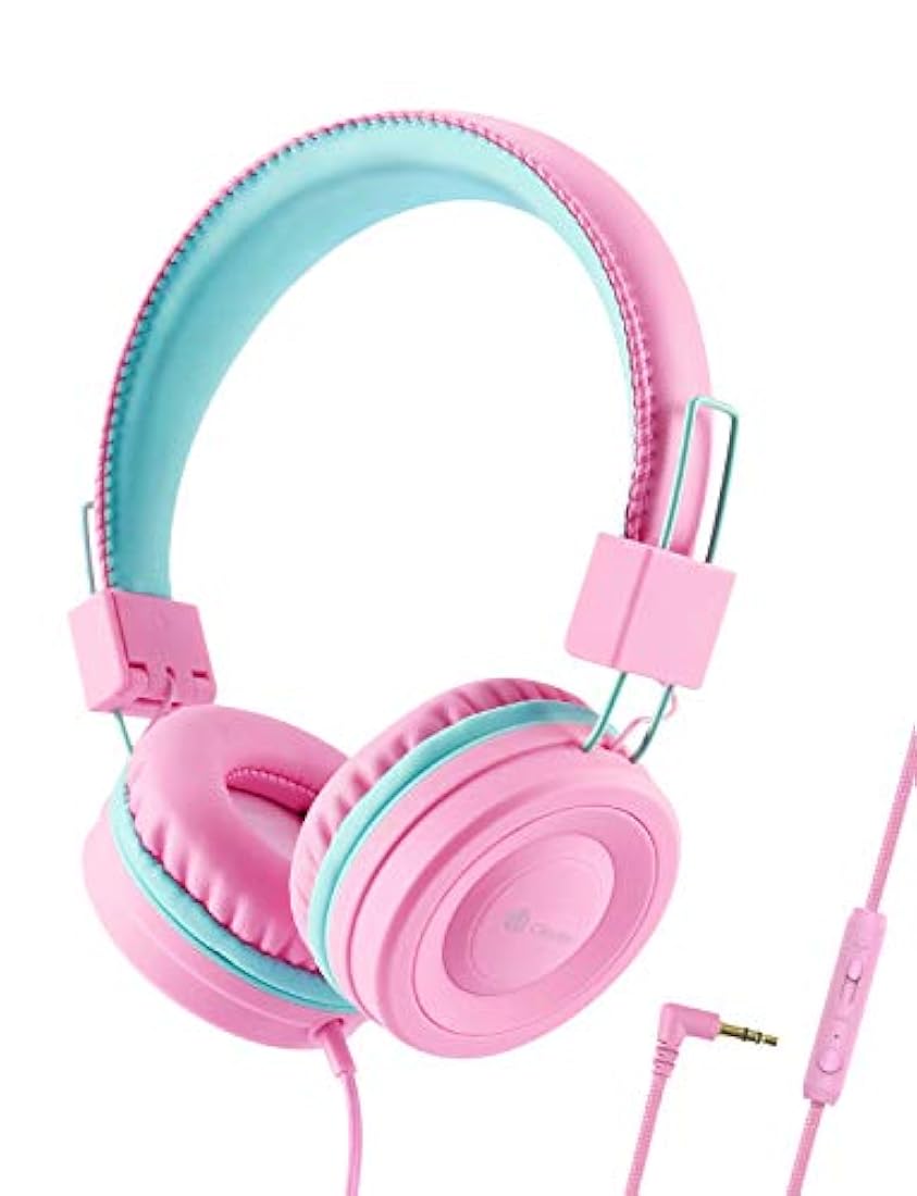 iClever - Auriculares con cable para niños