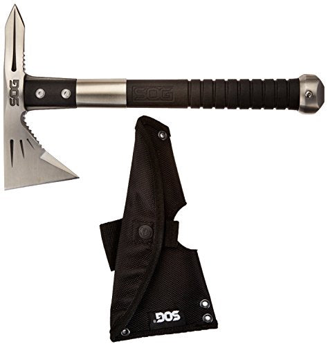 SOG - Cabezal de hacha pulida satinada, mango GRN