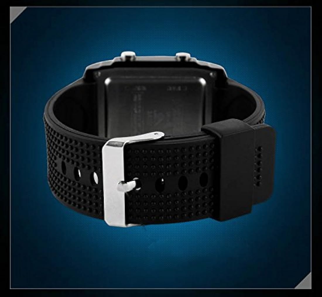 Reloj de pulsera deportivo con esfera rectangular