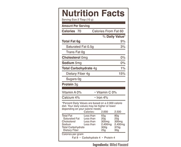 Semillas de Lino Molidas | Manitoba Milling Co | 1lb, Sin Gluten