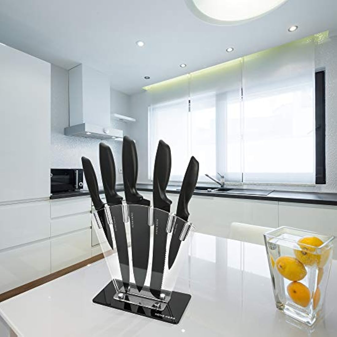 Juego de 5 cuchillos de acero inoxidable de cocina