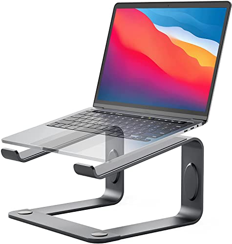 Soporte ergonómico para ordenador portátil gris LORYERGO