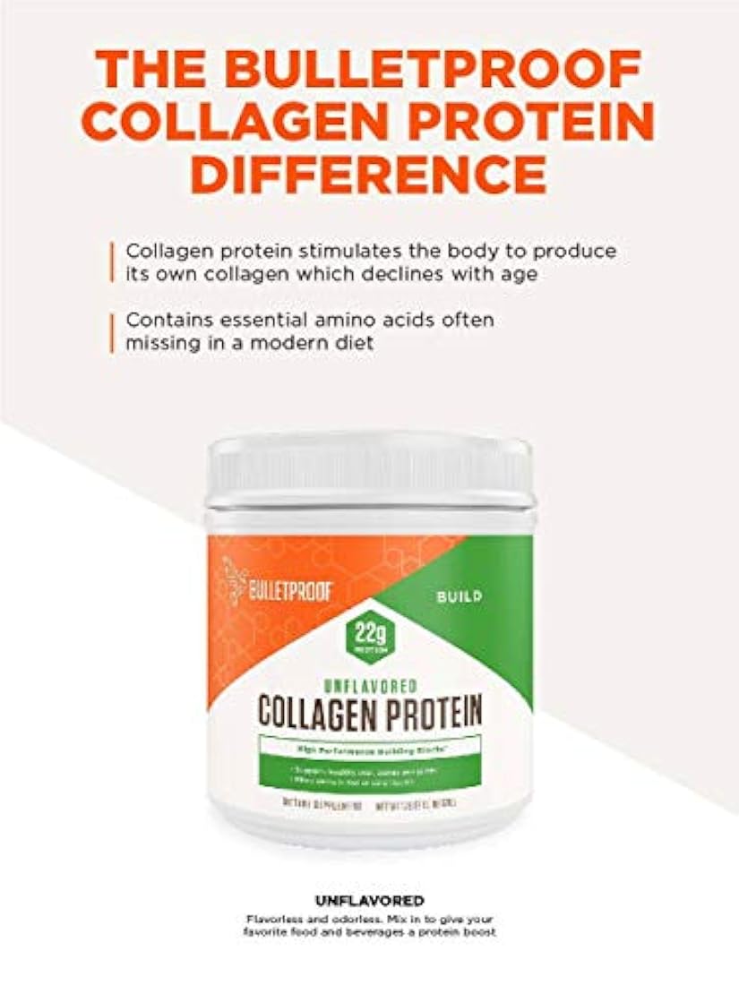 Polvo de proteína de colágeno a prueba de balas, 1