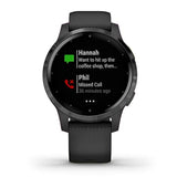 Garmin vivoactive 4, reloj inteligente con GPS, negro.