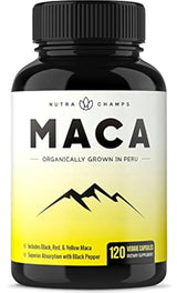 Cápsulas de Polvo de Maca Orgánico-1000mg Cultivado en Perú