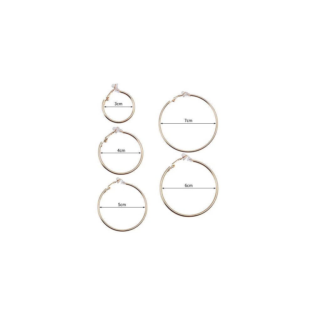 Aretes clip para mujer