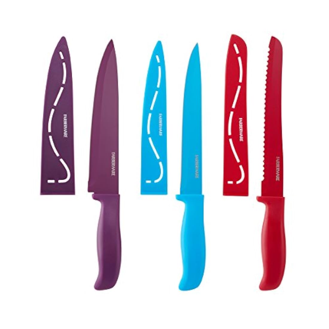 Juego de 12 cuchillos de resina, Farberware -